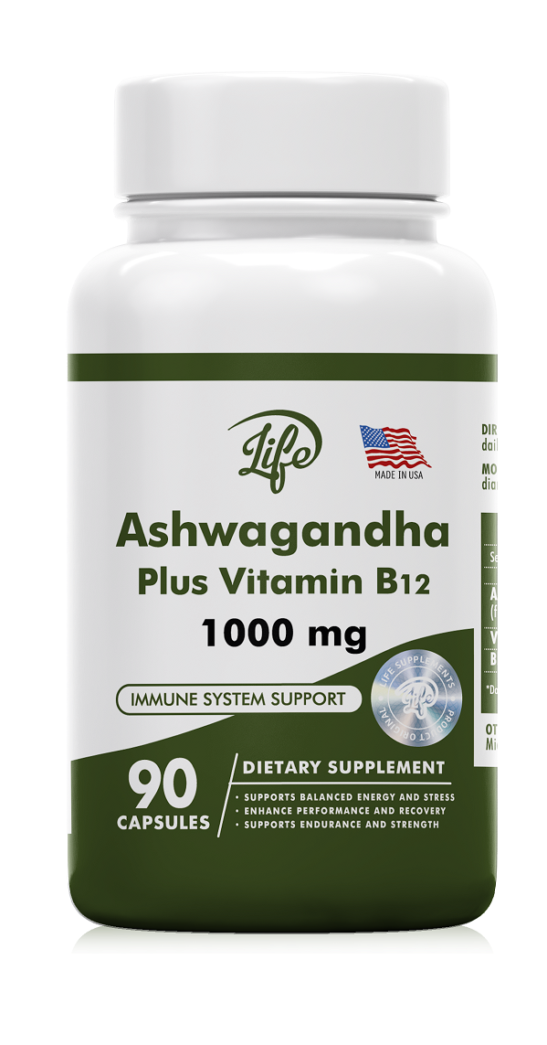 ASHWAGANDHA + B12 | El Suplemento que Acompaña tu Rutina Intensa sin Agotarte