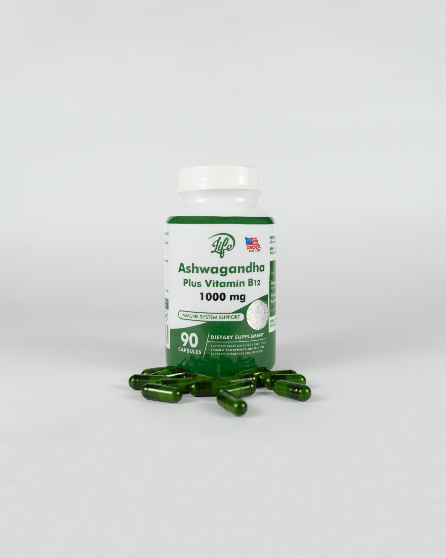 ASHWAGANDHA + B12 | El Suplemento que Acompaña tu Rutina Intensa sin Agotarte