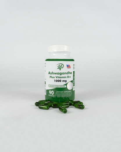 ASHWAGANDHA + B12 | El Suplemento que Acompaña tu Rutina Intensa sin Agotarte
