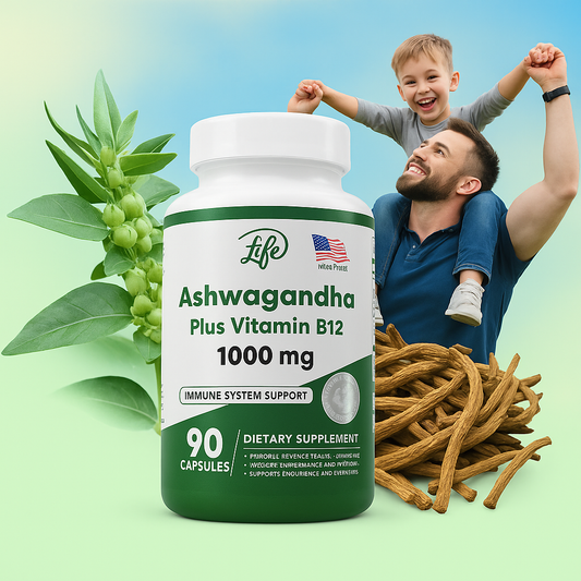 ASHWAGANDHA + B12 | El Suplemento que Acompaña tu Rutina Intensa sin Agotarte