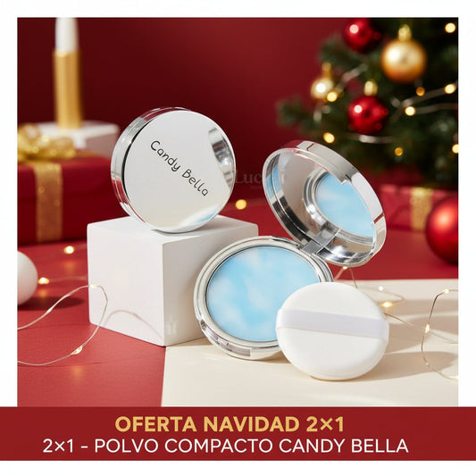 🎄 OFERTA NAVIDEÑA 2×1 – POLVO COMPACTO PARA ELIMINAR EL BRILLO CANDY BELLA